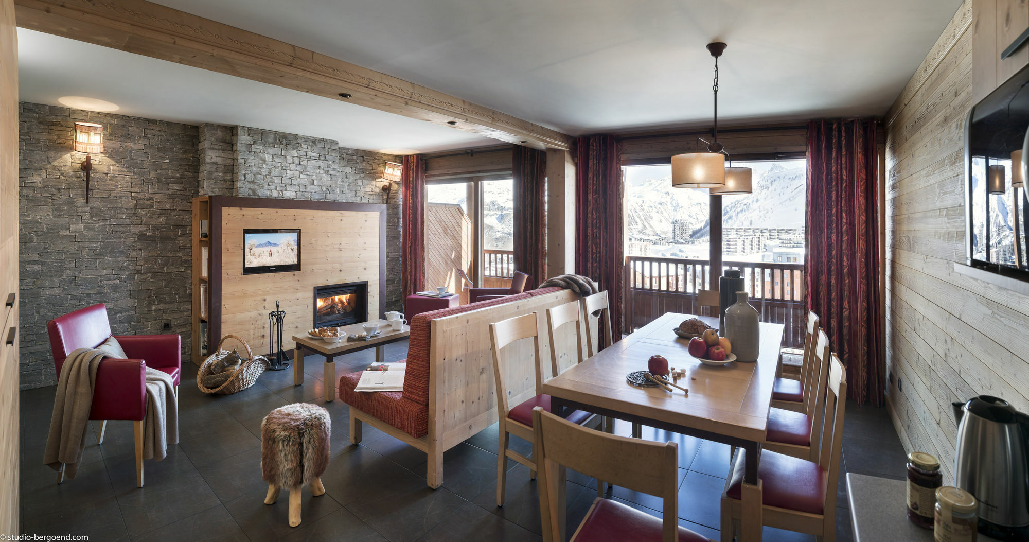 Chalets Montana Airelles Тин Екстериор снимка